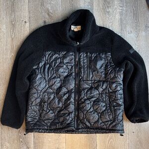 Koolaburra by UGG Reversible Sherpa Puffer Jacket in black